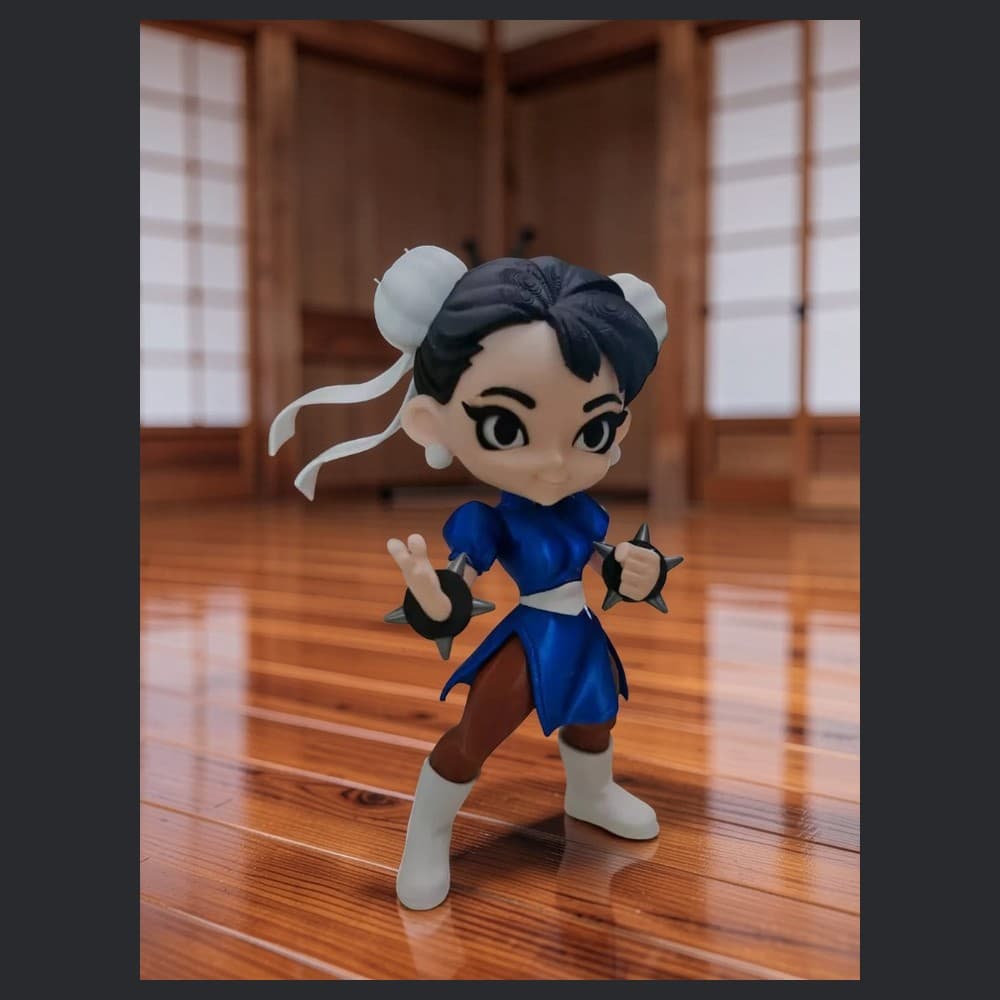Chibi Chun-Li — dojo