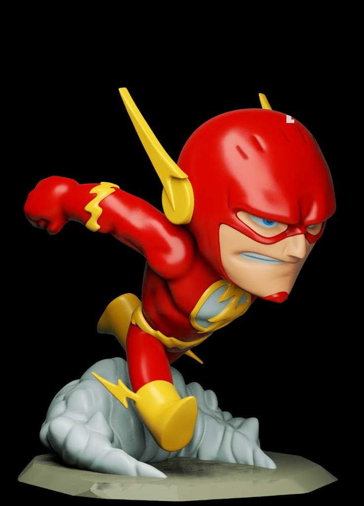 Flash Chibi — recorte produto