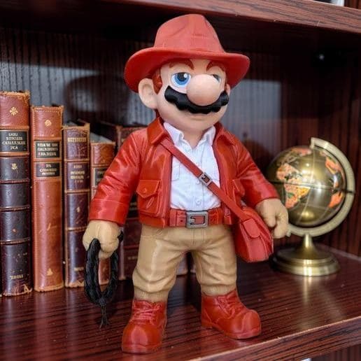 Chibi Indiana Mario — estante