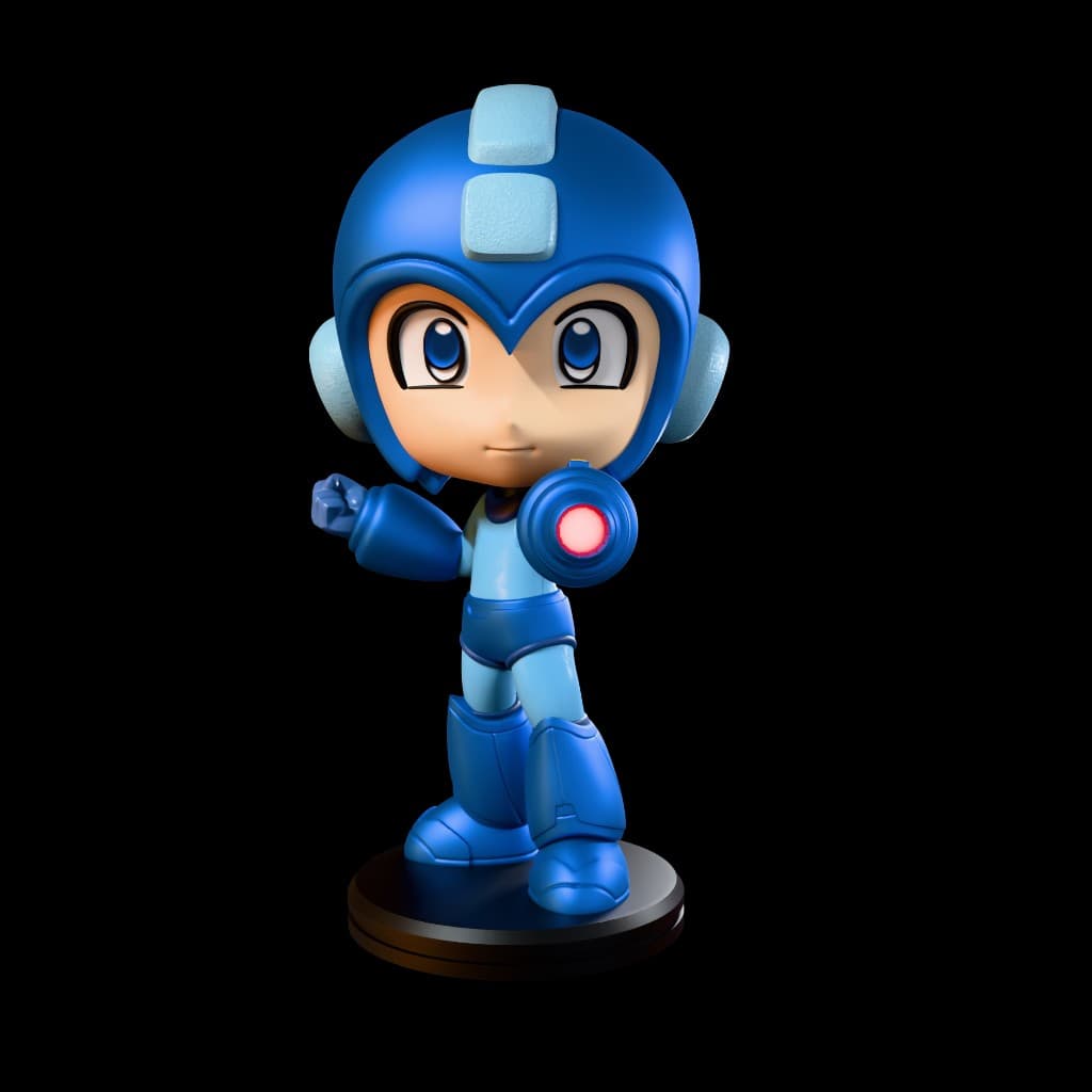 Mega Man Chibi — recorte produto