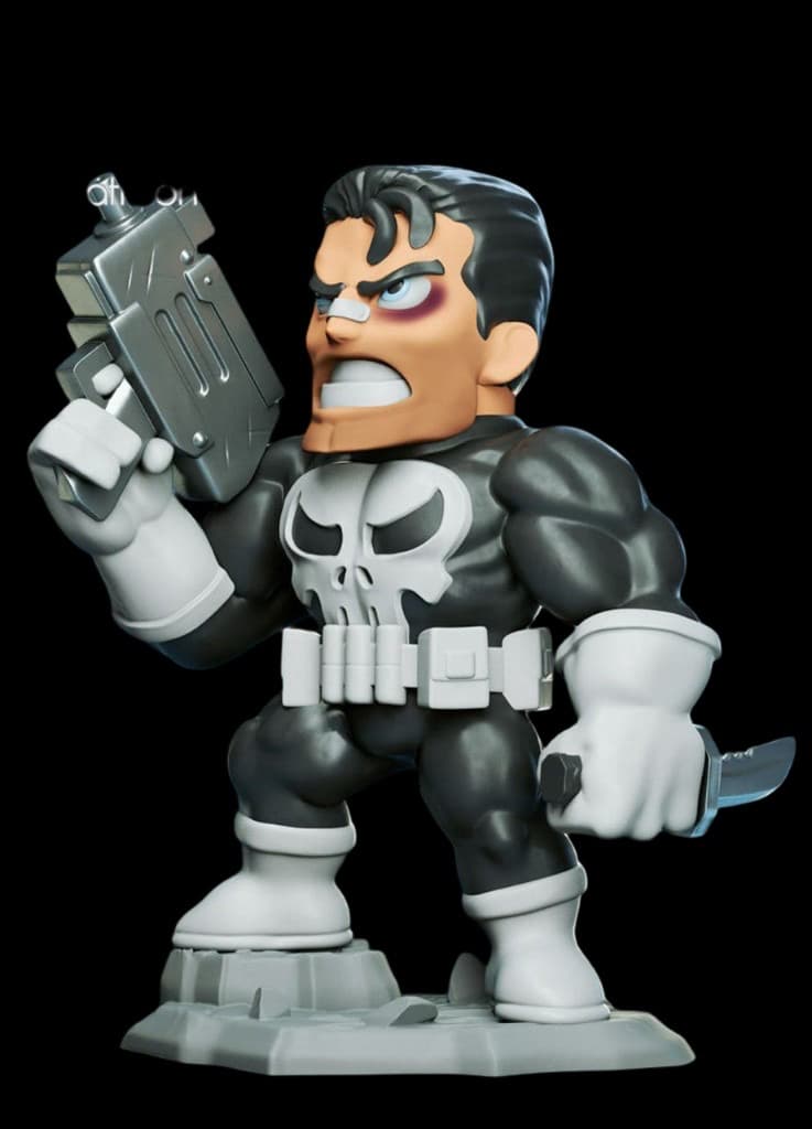 O Justiceiro Chibi — recorte produto