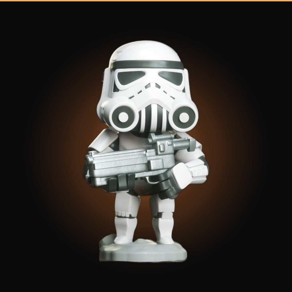 Stormtrooper Chibi — recorte produto