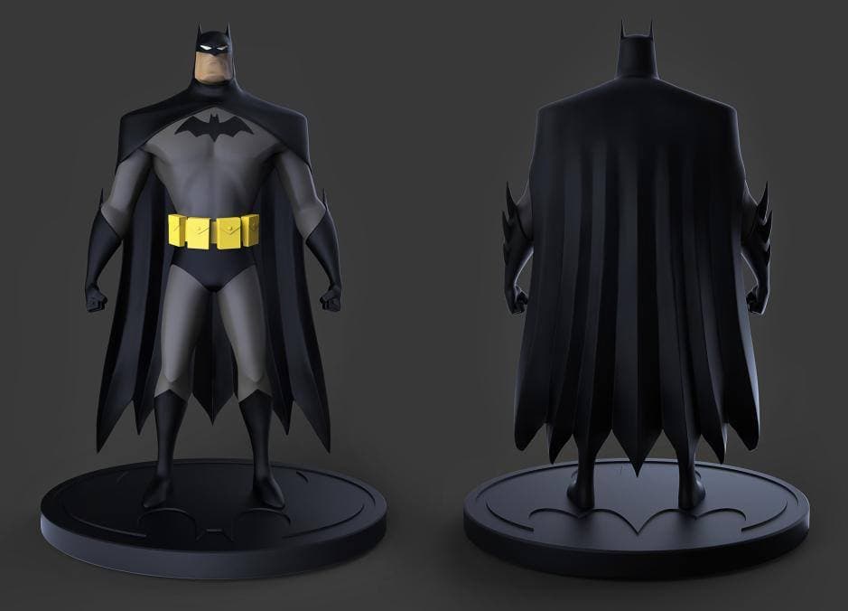 Batman The Animated Series — frente e costas