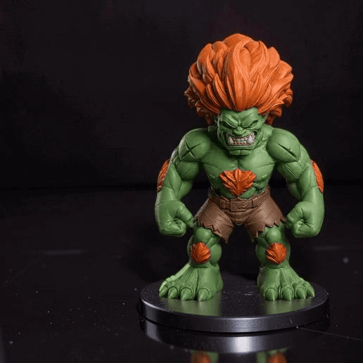 Blanka Street Fighter — pose de luta