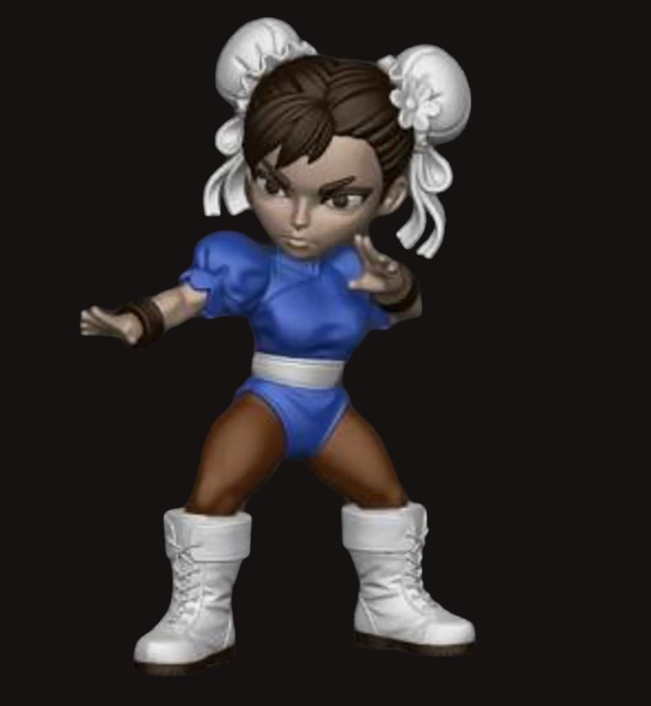 Chun-Li Street Fighter — pose de combate