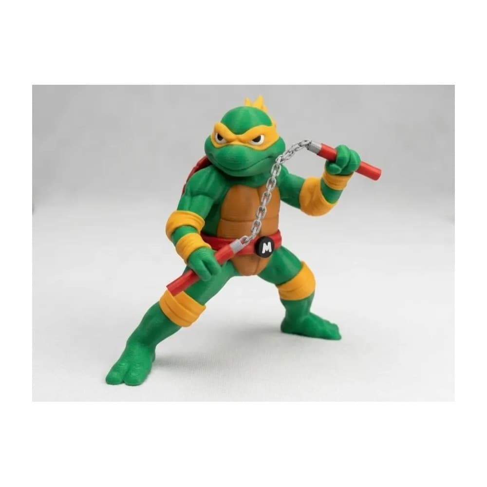 Michelangelo TMNT — fundo claro