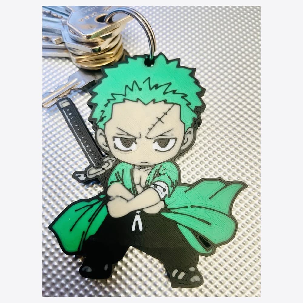 Chaveiro Zoro — com chaves