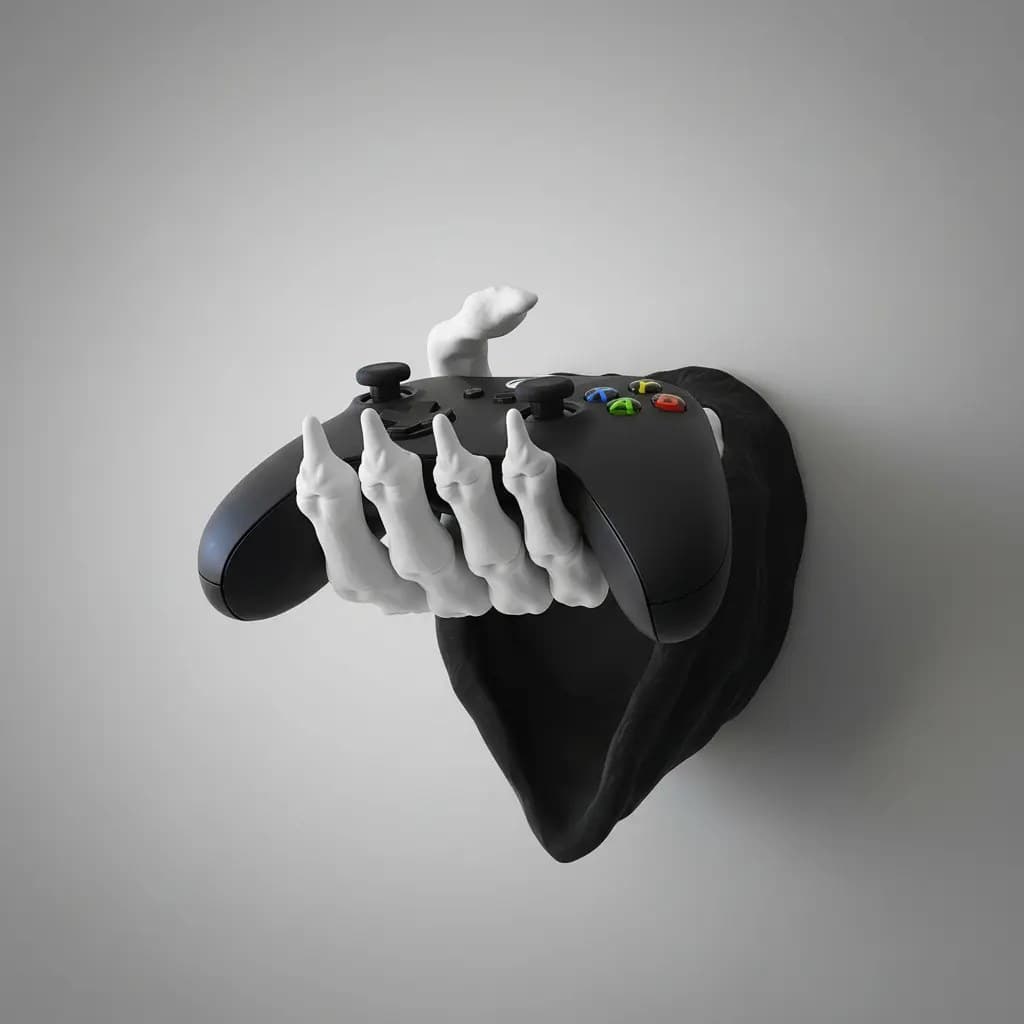 Mão esqueleto com controle