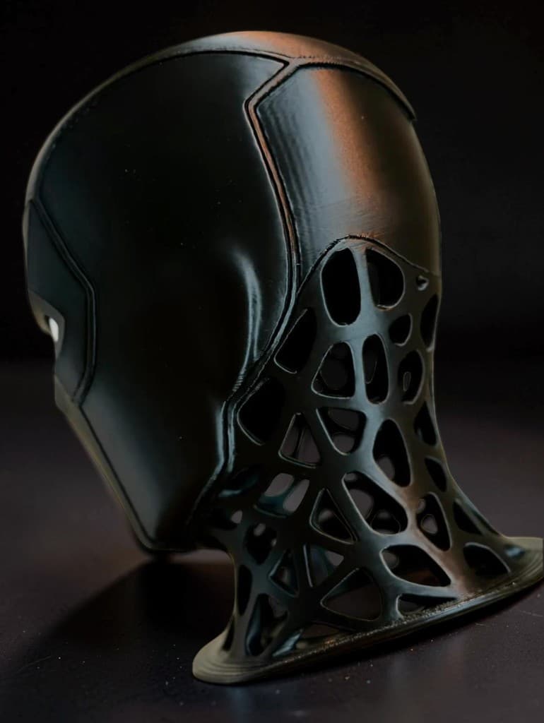 Suporte headset Deadpool — perfil